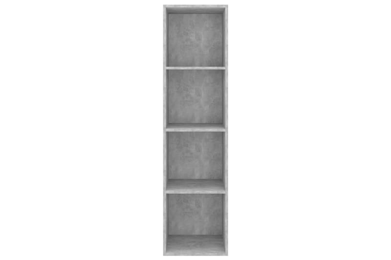 Väggmonterat tv-skåp betonggrå 37x37x142,5 cm spånskiva - Grå - Möbler - Tv möbel & mediamöbel - TV bänk & mediabänk