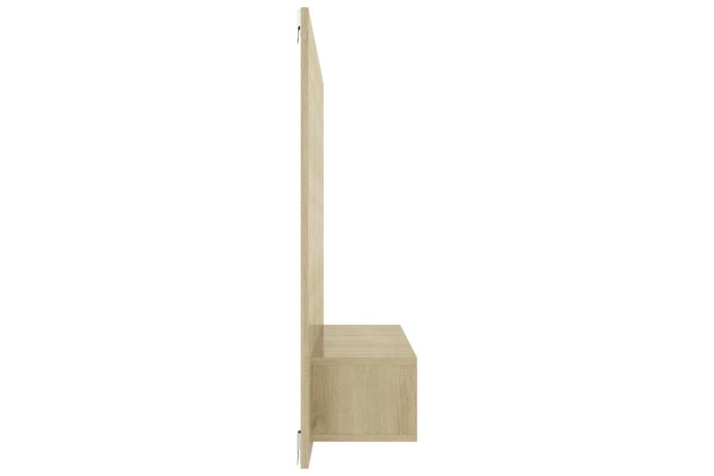 Väggmonterat tv-skåp sonoma-ek 120x23,5x90 cm spånskiva - Brun - Möbler - Tv möbel & mediamöbel - TV skåp