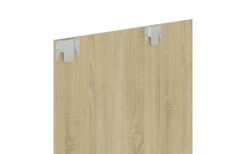 Väggmonterat tv-skåp sonoma-ek 120x23,5x90 cm spånskiva - Brun - Möbler - Tv möbel & mediamöbel - TV skåp