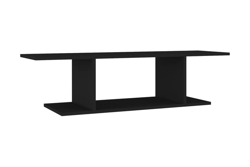Väggmonterat tv-skåp svart 103x30x26,5 cm - Svart - TV skåp