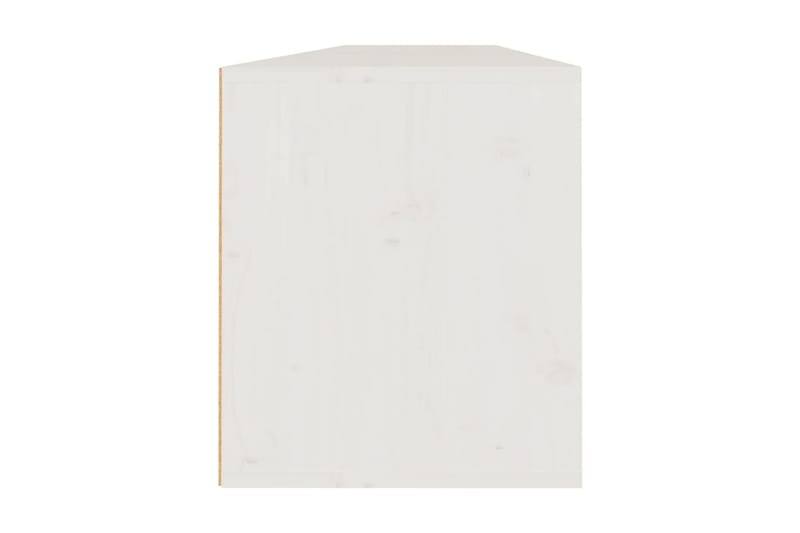 Väggskåp 2 st vit 80x30x35 cm massiv furu - Vit - Möbler - Tv möbel & mediamöbel - TV bänk & mediabänk