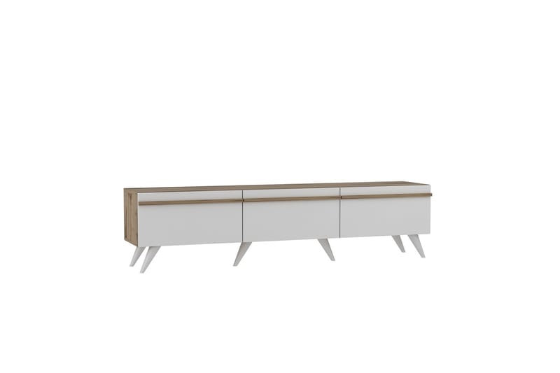 Valentina Tv-bänk 180x35 cm Vit - Hanah Home - Möbler - Tv möbel & mediamöbel - TV bänk & mediabänk