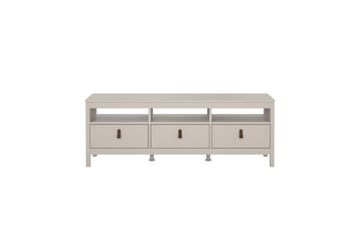 Vallvidera Golvstående Tv Bänk 151 cm med Förvaring i Ljust Trä - Beige - Möbler - Tv möbel & mediamöbel - TV bänk & mediabänk