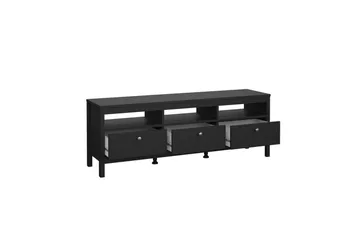 Vallvidera Tv-bänk 151,4 cm - Svart - Möbler - Tv möbel & mediamöbel - TV bänk & mediabänk