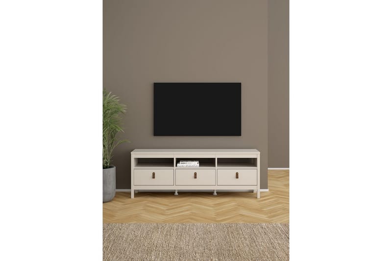 Vallvidera Tv-bänk 151 cm - Beige - Möbler - Tv möbel & mediamöbel - TV bänk & mediabänk