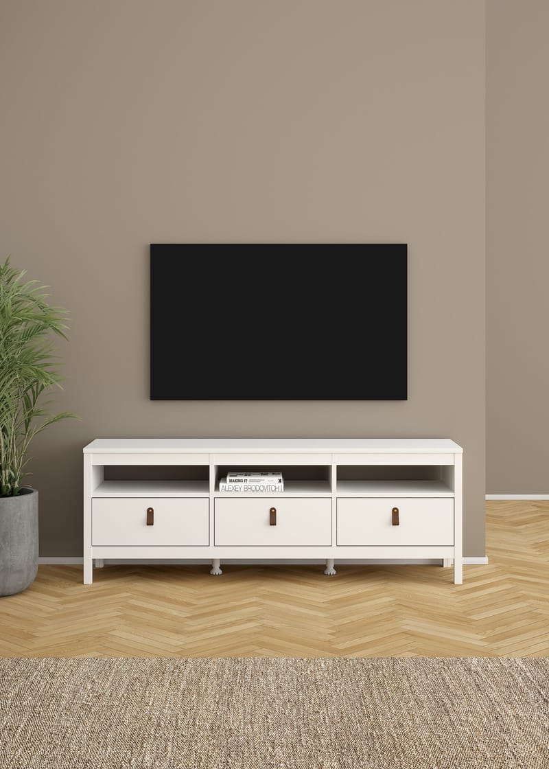 Vallvidera TV-bänk med 3 lådor 151 cm - Möbler - Tv möbel & mediamöbel - TV bänk & mediabänk