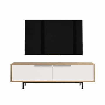 Valren TV-bänk 160x45,1x35,5 cm - Naturlig och vit - Möbler - Tv möbel & mediamöbel - TV bänk & mediabänk