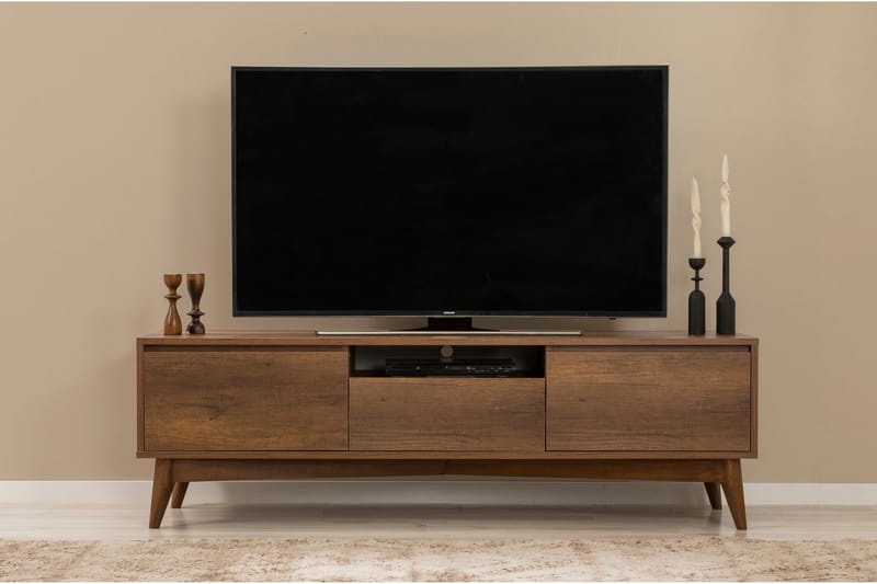 Valsot Tv-bänk 170 cm - Valnöt - Möbler - Tv möbel & mediamöbel - TV bänk & mediabänk