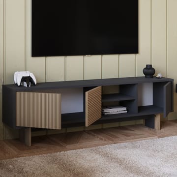 Valto TV-bänk 150 cm i Ek - Antracitgrå - Möbler - Tv möbel & mediamöbel - TV bänk & mediabänk