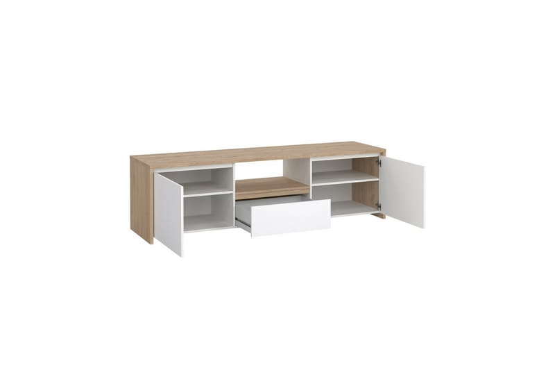 Varun Tv-stativ 51 cm - Vit/Rödfärgat trä - Möbler - Tv möbel & mediamöbel - Mediastativ & väggfäste