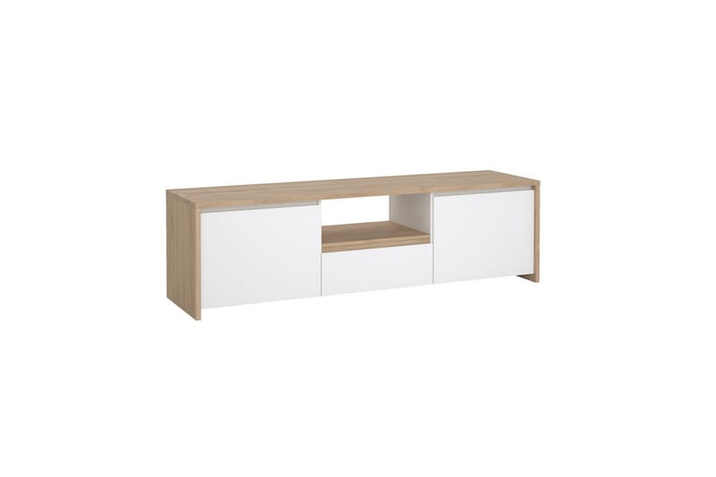 Varun Tv-stativ 51 cm - Vit/Rödfärgat trä - Möbler - Tv möbel & mediamöbel - Mediastativ & väggfäste