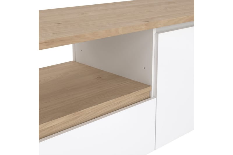 Varun Tv-stativ 51 cm - Vit/Rödfärgat trä - Möbler - Tv möbel & mediamöbel - Mediastativ & väggfäste