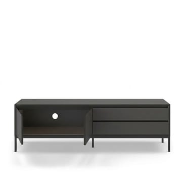 Velar TV-bänk 180x55x40 cm - Antracit/Wood Black/Svart - Möbler - Tv möbel & mediamöbel - TV bänk & mediabänk