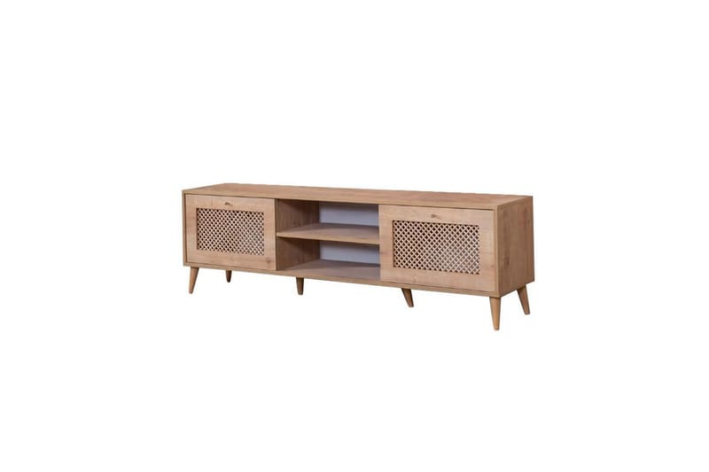 Velin Tv-bänk 55 cm - Mediumfärgat trä - Möbler - Tv möbel & mediamöbel - TV bänk & mediabänk