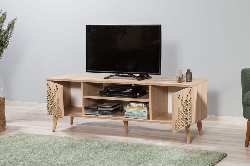 Vellavie Tv-bänk 140 cm Dekor - Möbler - Tv möbel & mediamöbel - TV bänk & mediabänk