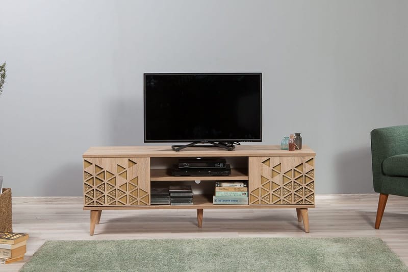 Vellavie Tv-bänk 140 cm Dekor - Möbler - Tv möbel & mediamöbel - TV bänk & mediabänk