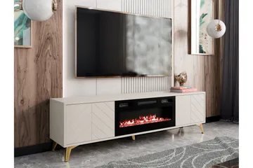 Vemdalen Tv-bänk 184 cm - Sand beige - Möbler - Tv möbel & mediamöbel - TV bänk & mediabänk