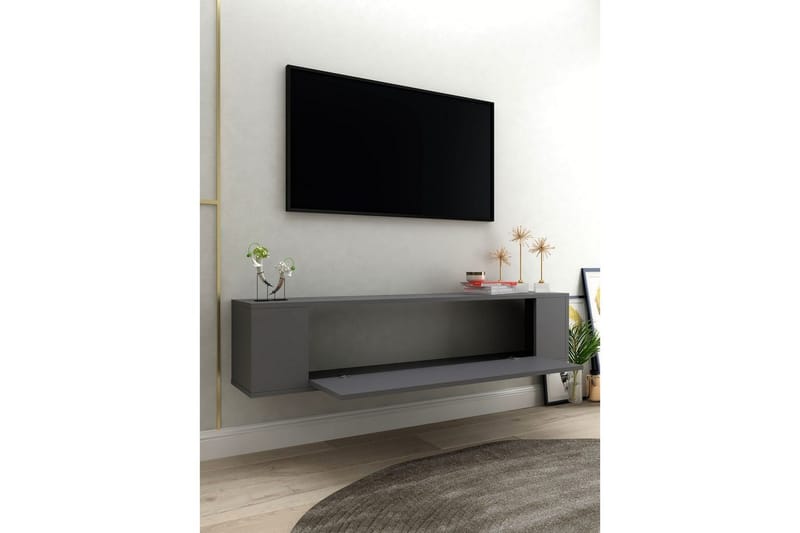 Veyra Tv-stativ 120x26 cm - Antracit - Möbler - Tv möbel & mediamöbel - Mediastativ & väggfäste