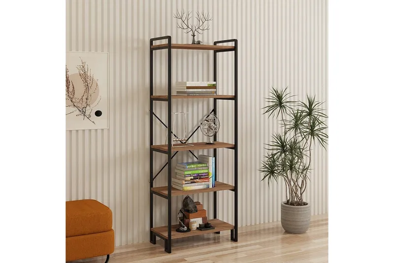 Vion Bokhylla 30 cm - Natur/Svart - Förvaring - Hylla - Bokhylla