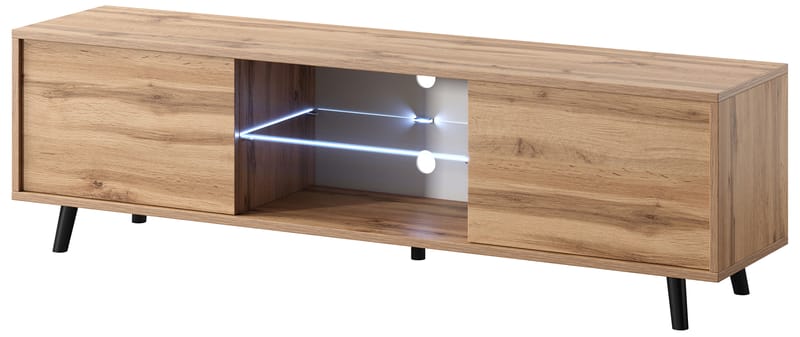 Vipan Tv-bänk 140 cm - Ek - Möbler - Tv möbel & mediamöbel - TV bänk & mediabänk