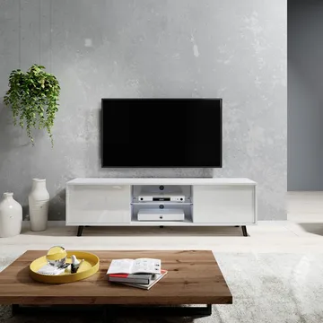 Vipan Tv-bänk 140 cm - Vit - Möbler - Tv möbel & mediamöbel - TV bänk & mediabänk