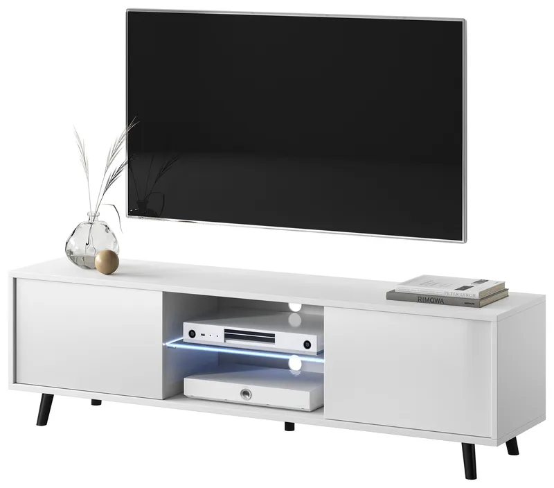 Vipan Tv-bänk 140 cm - Vit - Möbler - Tv möbel & mediamöbel - TV bänk & mediabänk