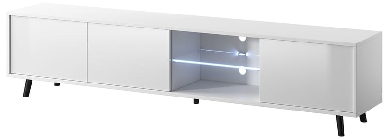 Vipan Tv-bänk 175 cm - Vit - Möbler - Tv möbel & mediamöbel - TV bänk & mediabänk