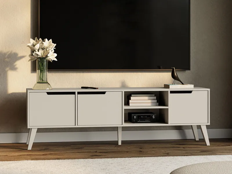 Virello Tv-bänk 180 cm - beige - Möbler - Tv möbel & mediamöbel - TV bänk & mediabänk
