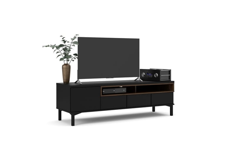 Virender Tv-stativ 48 cm - Svart/Natur - Möbler - Tv möbel & mediamöbel - Mediastativ & väggfäste
