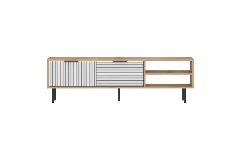 Wenus Tv-bänk 150 cm - Ek/Vit - Möbler - Tv möbel & mediamöbel - TV bänk & mediabänk