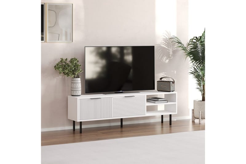 Wenus Tv-bänk 150 cm - Vit - Möbler - Tv möbel & mediamöbel - TV bänk & mediabänk