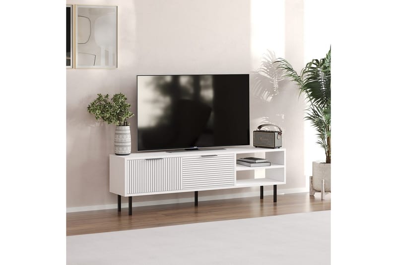 Wenus Tv-bänk 150 cm - Vit - Möbler - Tv möbel & mediamöbel - TV bänk & mediabänk