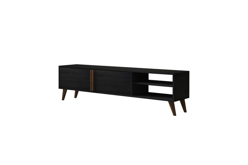 Ythmere Tv-bänk 160 cm - Svart - Möbler - Tv möbel & mediamöbel - TV bänk & mediabänk