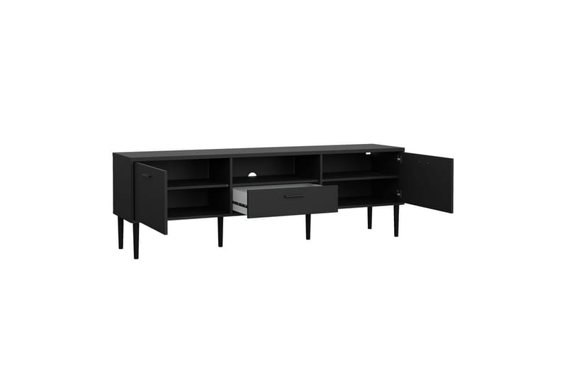 Yumi Tv-bänk 177 cm - Svart - Möbler - Tv möbel & mediamöbel - TV bänk & mediabänk