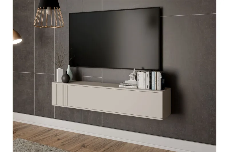 Zalricus Tv-skåp 150 cm - Beige - Möbler - Tv möbel & mediamöbel - TV skåp