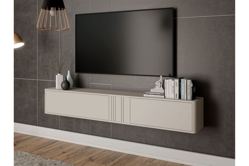 Zalricus Tv-skåp 190 cm - Beige - Möbler - Tv möbel & mediamöbel - TV skåp