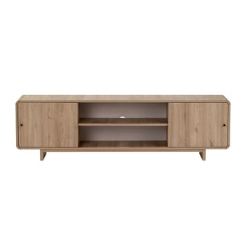 Zavio TV-bänk 180 cm med Förvaring, Trä- och Ekutseende - Natur - Möbler - Tv möbel & mediamöbel - TV bänk & mediabänk