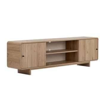 Zavio TV-bänk 180 cm med Förvaring, Trä- och Ekutseende - Natur - Möbler - Tv möbel & mediamöbel - TV bänk & mediabänk