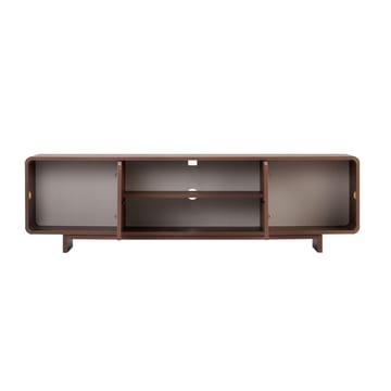 Zavio TV-bänk 180 cm med Förvaring, Trä- och Valnötsutseende - Brun - Möbler - Tv möbel & mediamöbel - TV bänk & mediabänk