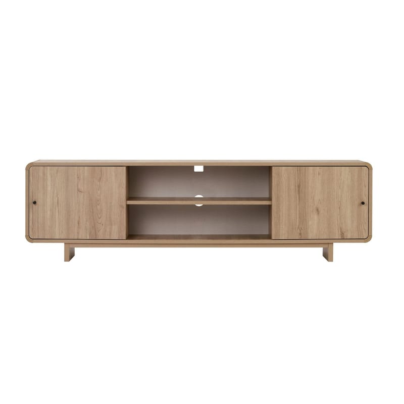 Zavio TV-bänk 180x52x34 cm - Ek - Möbler - Tv möbel & mediamöbel - TV bänk & mediabänk