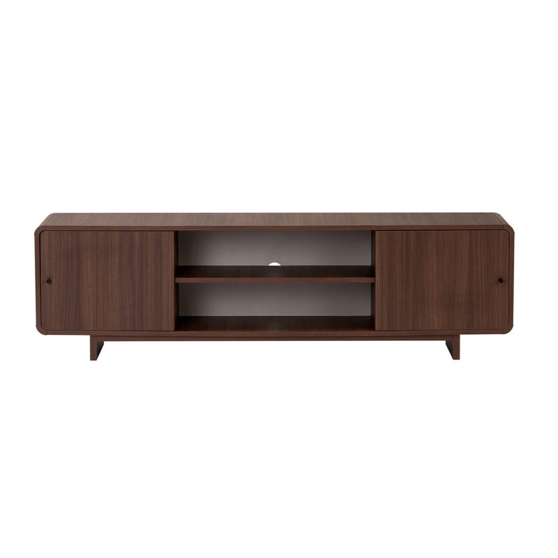 Zavio TV-bänk med Förvaring 180x52x34 cm - Valnöt - Möbler - Tv möbel & mediamöbel - TV bänk & mediabänk
