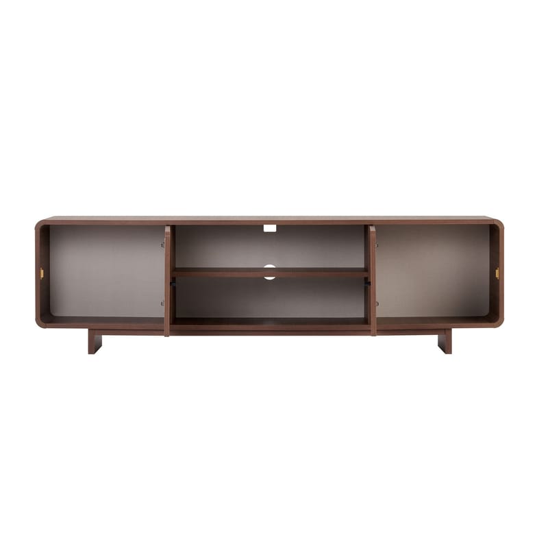 Zavio TV-bänk med Förvaring 180x52x34 cm - Valnöt - Möbler - Tv möbel & mediamöbel - TV bänk & mediabänk