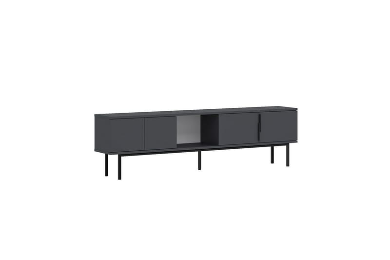 Zeiran Tv-bänk 180 cm - Antracit - Möbler - Tv möbel & mediamöbel - TV bänk & mediabänk
