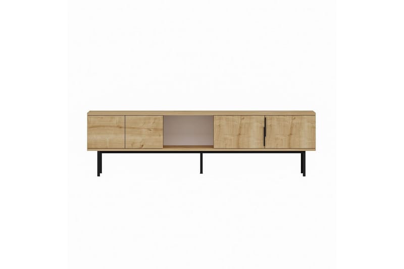 Zeiran Tv-bänk 180 cm - Mediumfärgat trä - Möbler - Tv möbel & mediamöbel - TV bänk & mediabänk