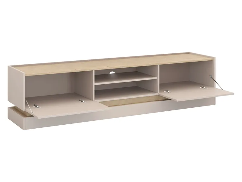 Zelric Tv-bänk 200 cm - Beige - Möbler - Tv möbel & mediamöbel - TV bänk & mediabänk