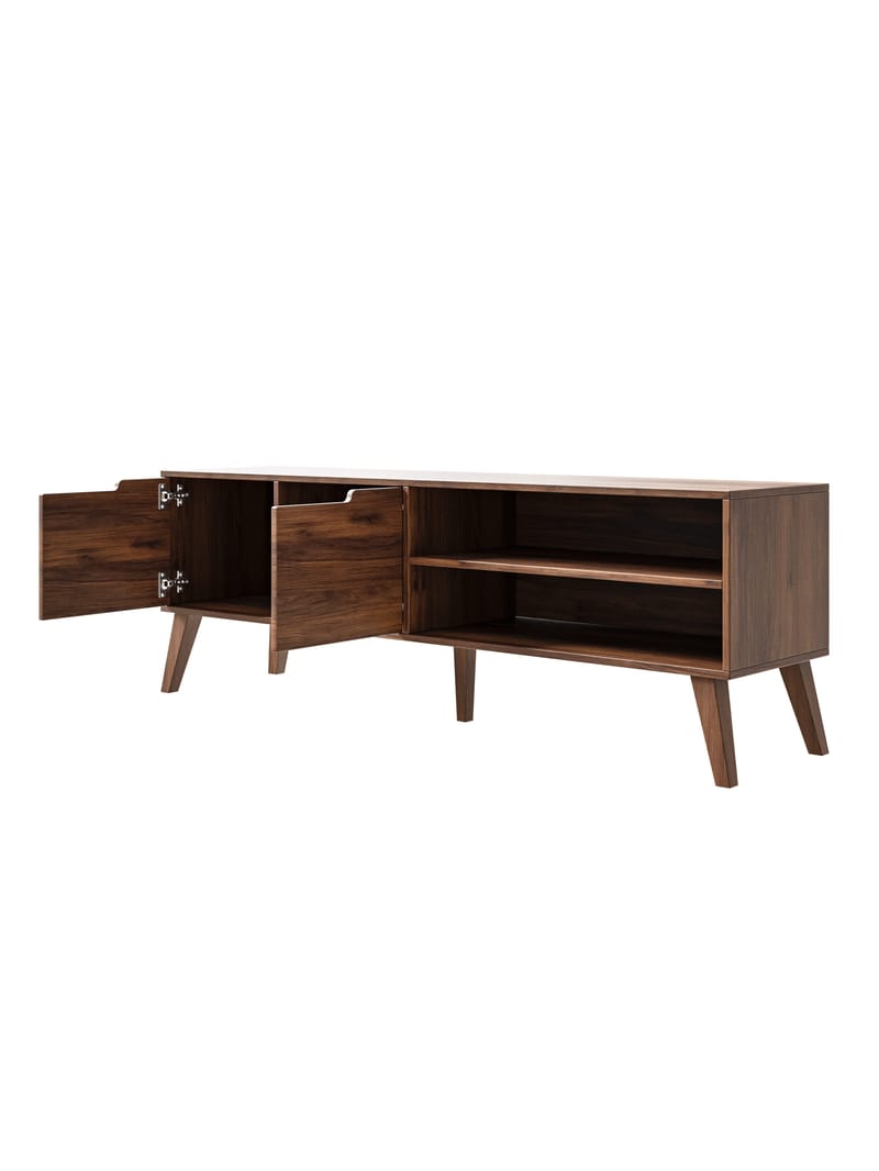 Zelto Tv-Bänk 160 cm - Warmia valnöt - Möbler - Tv möbel & mediamöbel - TV bänk & mediabänk