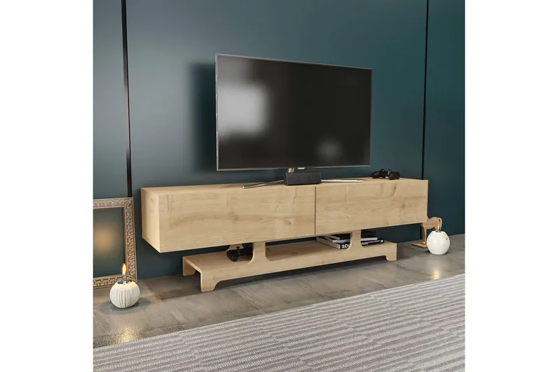 Zira Tv-bänk 160 cm - Ek - Möbler - Tv möbel & mediamöbel - TV bänk & mediabänk