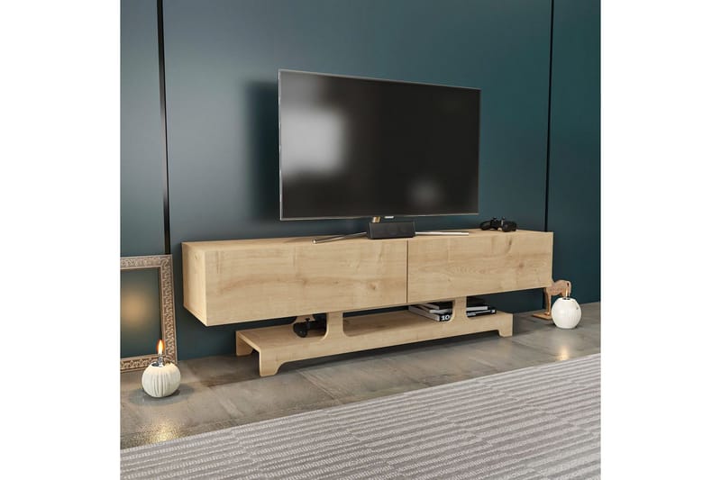 Zira Tv-bänk 160 cm - Ek - Möbler - Tv möbel & mediamöbel - TV bänk & mediabänk