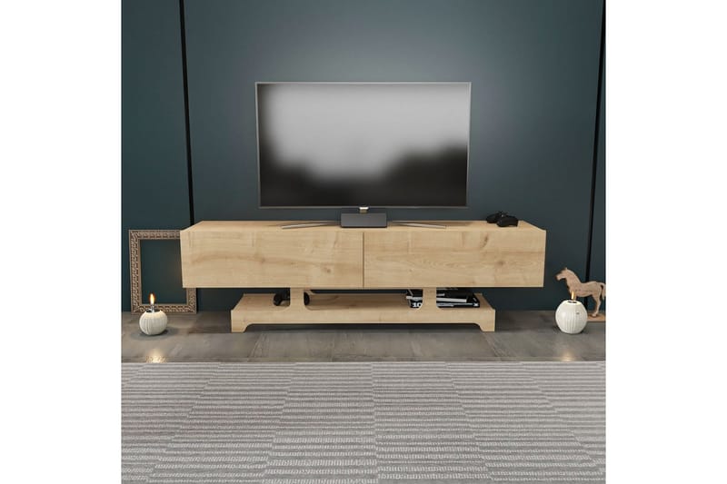 Zira Tv-bänk 160 cm - Ek - Möbler - Tv möbel & mediamöbel - TV bänk & mediabänk