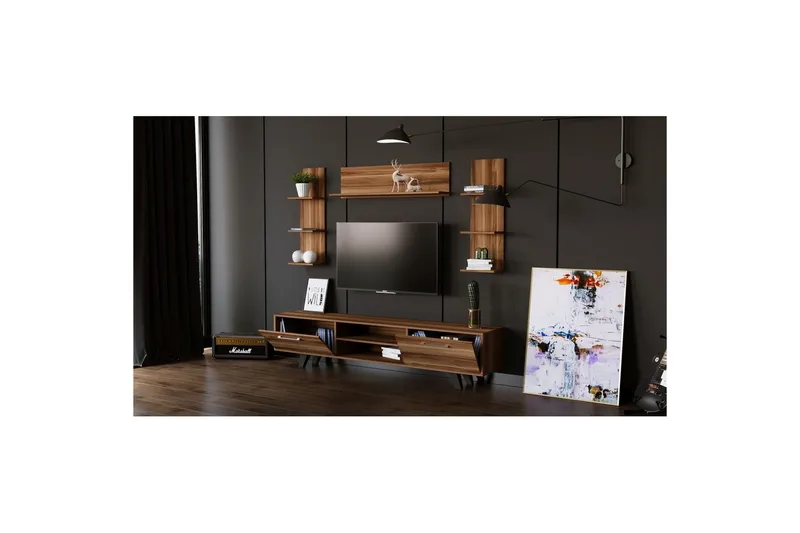 Zyrosen Tv-bänk 180 cm - Natur - Möbler - Tv möbel & mediamöbel - TV bänk & mediabänk